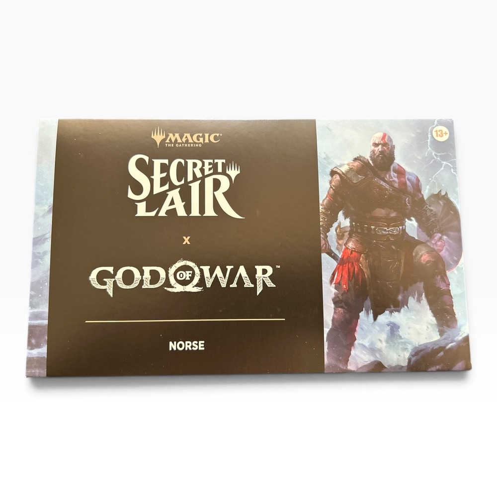 Magic The Gathering Secret Lair x God of War Norse Sealed Drop NEW